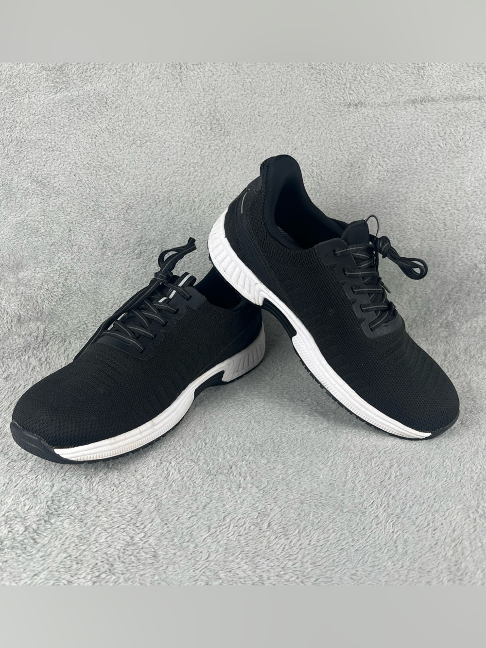 Orthofeet Kita Women's Size 9.5D 2E Black Hands Free Comfort Running Shoes 80011